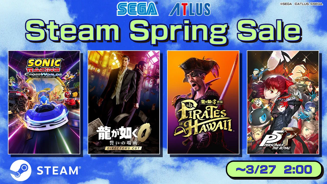 Steam パブリッシャー: SEGA