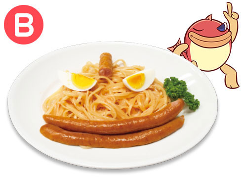 ぷよクエカフェ 2018 すけとうだらのたらこパスタ